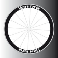 Déco roue perso typo 2