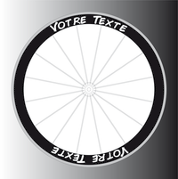 Déco roue perso typo 7