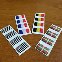 Lot de 4 drapeaux 3D (parfait avec un lettrage sans fond) - Lettrage Vélo