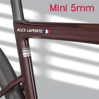 Sticker autocollant vélo mini sans fond 5mm Typo 14 - Lettrage Vélo