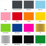 Nuancier lettrage vélo