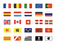 Stickers autocollant 3D doming fond blanc 1 ligne