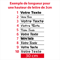 Lettres Adhésives 3 cm