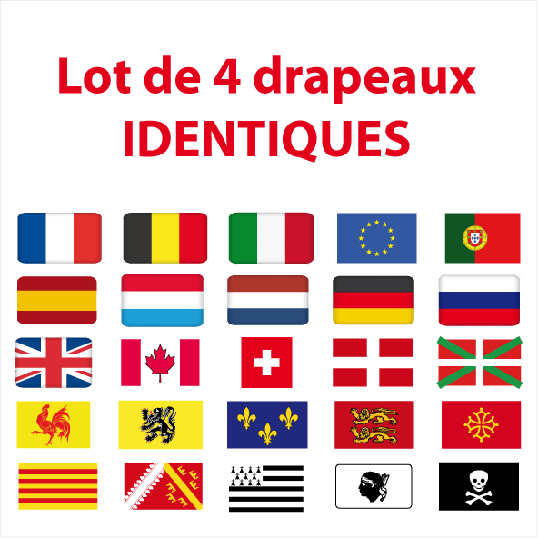 Lot Drapeaux