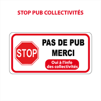 stop pub collectivités