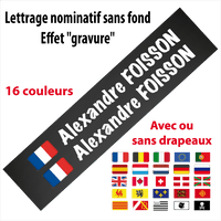 Sticker nom vélo – Format compact et lisible (Typo 3)
